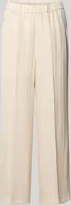 Comma wide fit broek van viscosemix met persplooien