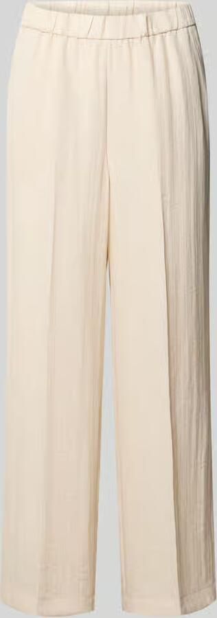 Comma wide fit broek van viscosemix met persplooien - Foto 2