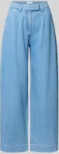 Comma wide fit jeans met lyocell