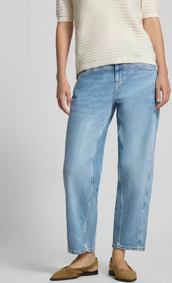 Comma wide fit jeans van katoenmix - Foto 4