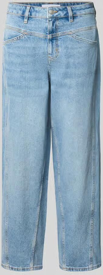 Comma wide fit jeans van katoenmix - Foto 5