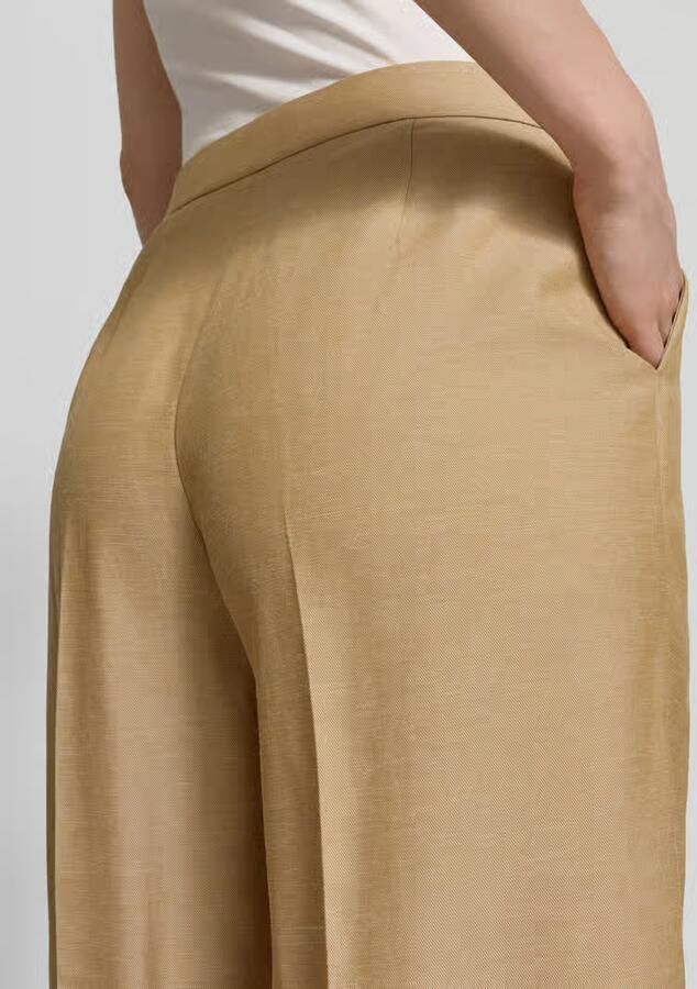 Comma wide fit stoffen broek met lyocell
