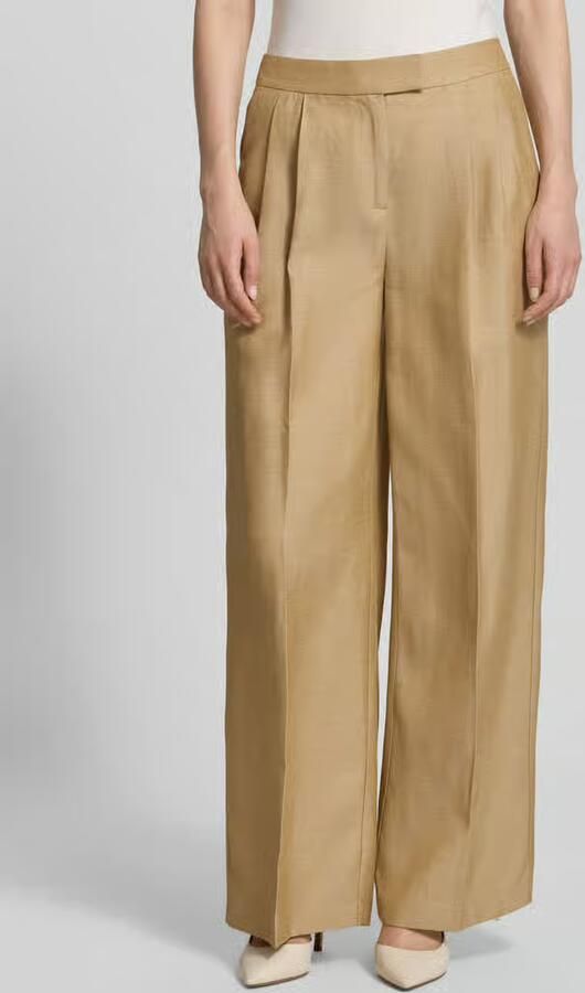 Comma wide fit stoffen broek met lyocell - Foto 2