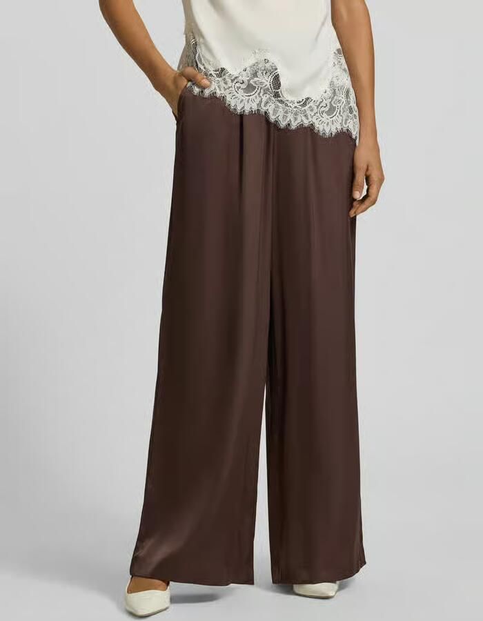 Comma wide fit stoffen broek met viscose - Foto 2