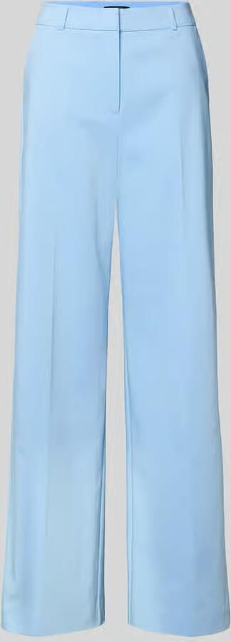 Comma straight regular waist pantalon lichtblauw - Foto 6