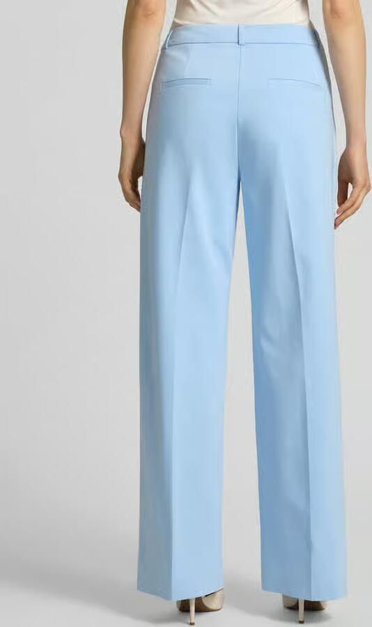 Comma straight regular waist pantalon lichtblauw - Foto 5
