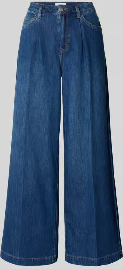 Comma wide leg jeans medium blue denim - Foto 4