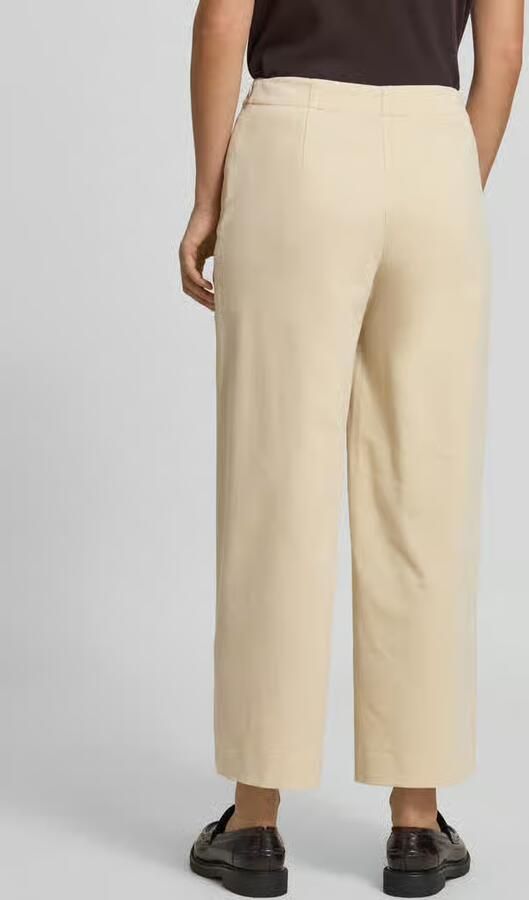 Comma Wide leg pantalon met structuurmotief