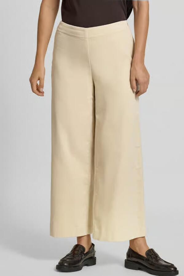 Comma Wide leg pantalon met structuurmotief - Foto 2