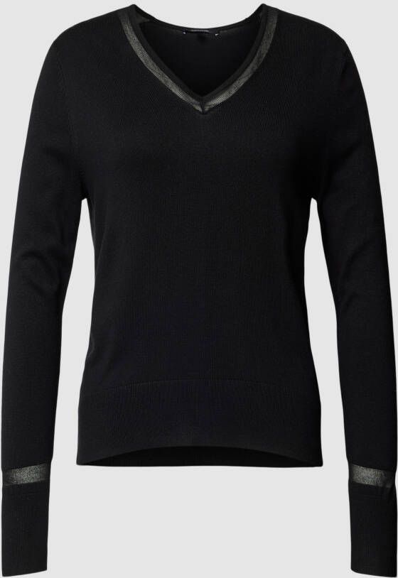 Comma Gebreide pullover met V-hals