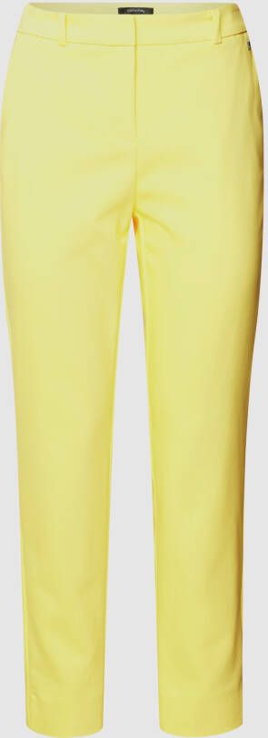 Comma Stoffen broek met gestileerde achterzakken model 'POP UP'
