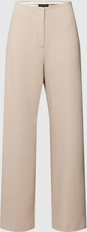 Comma Stoffen broek met gestileerde klepzakken