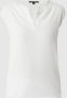 Comma Shirt met V-hals in zijdematte look in viscosemix - Thumbnail 2