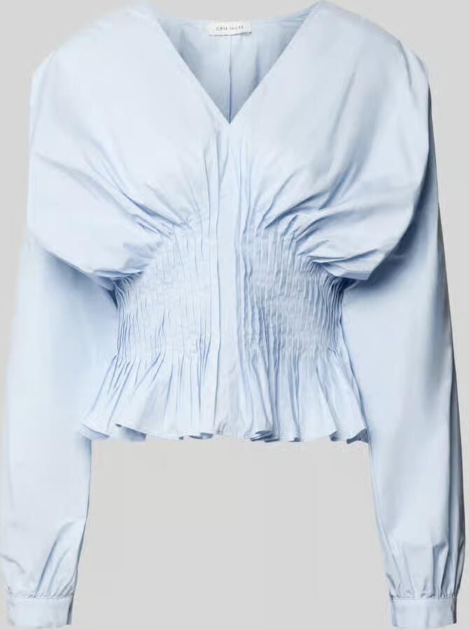 COPENHAGEN MUSE Dames Blouses Cmpoplin-blouse Lichtblauw - Foto 6