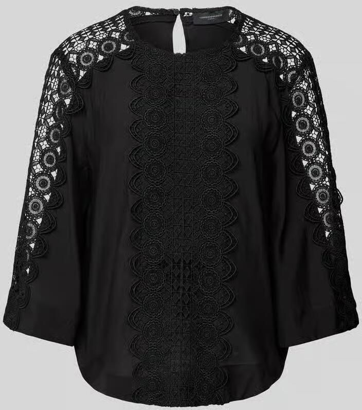 Copenhagen Muse Blouseshirt van lyocellmix van gehaakt kant - Foto 2