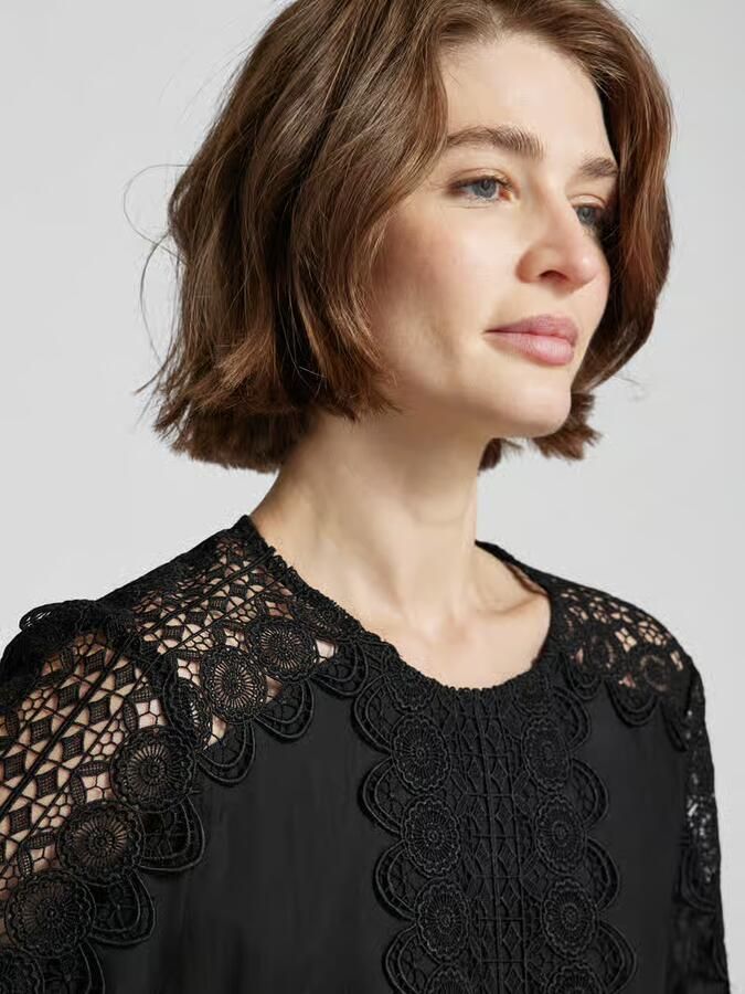 Copenhagen Muse Blouseshirt van lyocellmix van gehaakt kant
