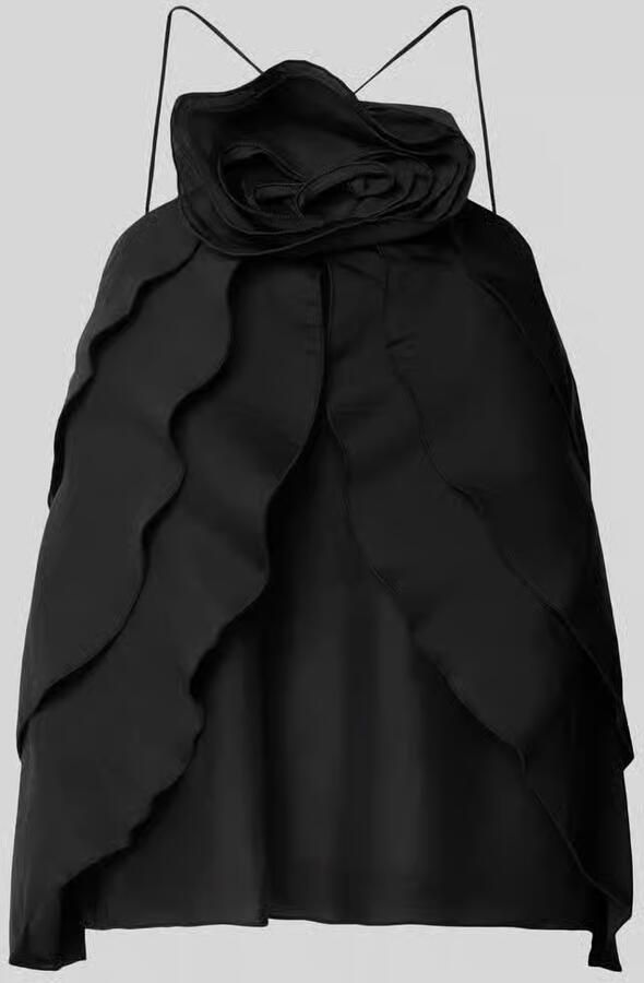 Copenhagen Muse Blousetop met bloemenapplicatie model 'MOLLY'