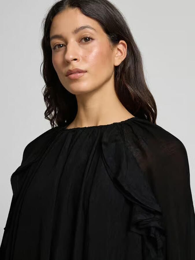 Copenhagen Muse Knielange jurk van viscosemix model 'NORMA' - Foto 2