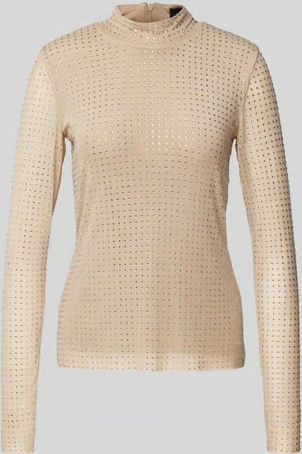 Copenhagen Muse Shirt met lange mouwen en siersteentjes model 'STORNO'
