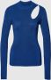 Copenhagen Muse Gebreide pullover met cut-out model 'NATACHA' - Thumbnail 1