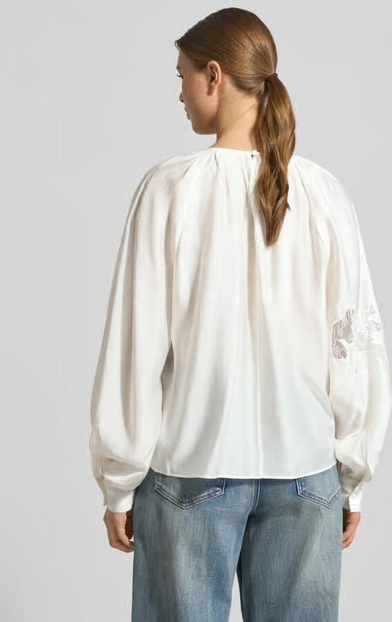 Copenhagen Muse Blouse van lange mouwen van lyocellmix model 'MOLLY'