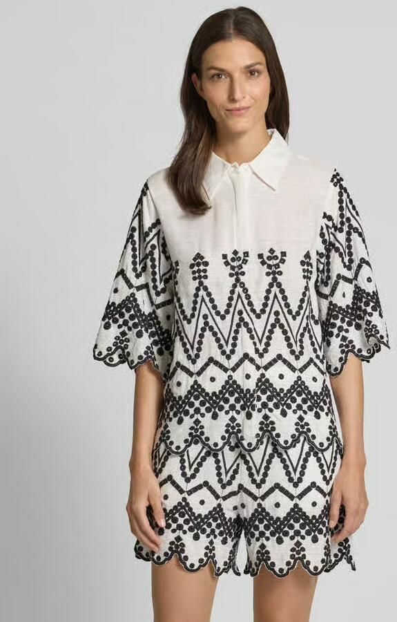 Cph Muse Blouse met stitchings en blinde knoopsluiting - Foto 2