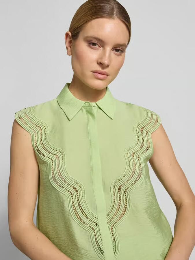 Cph Muse Blousetop met ajourwerk model 'COLE'
