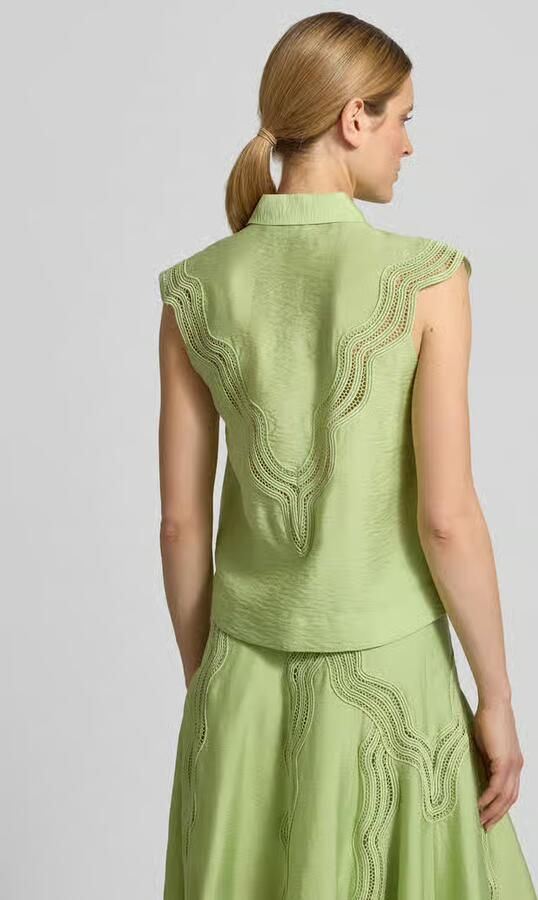 Cph Muse Blousetop met ajourwerk model 'COLE' - Foto 3