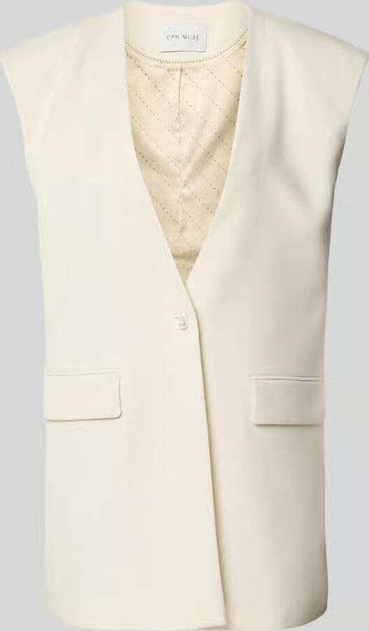 Cph Muse Bodywarmer met V-hals en klepzakken - Foto 2