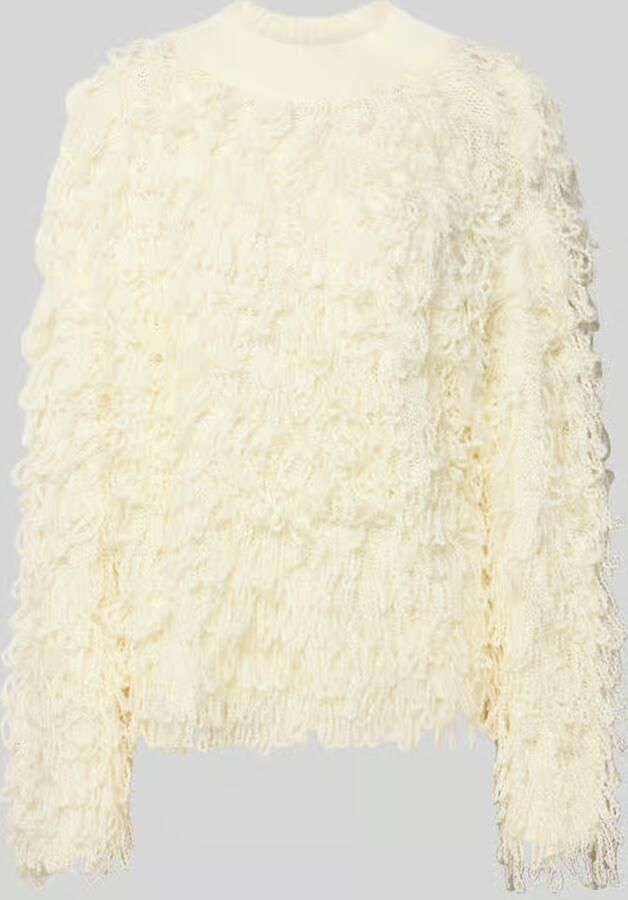 Cph Muse Gebreide pullover met franjes model 'PINAR'