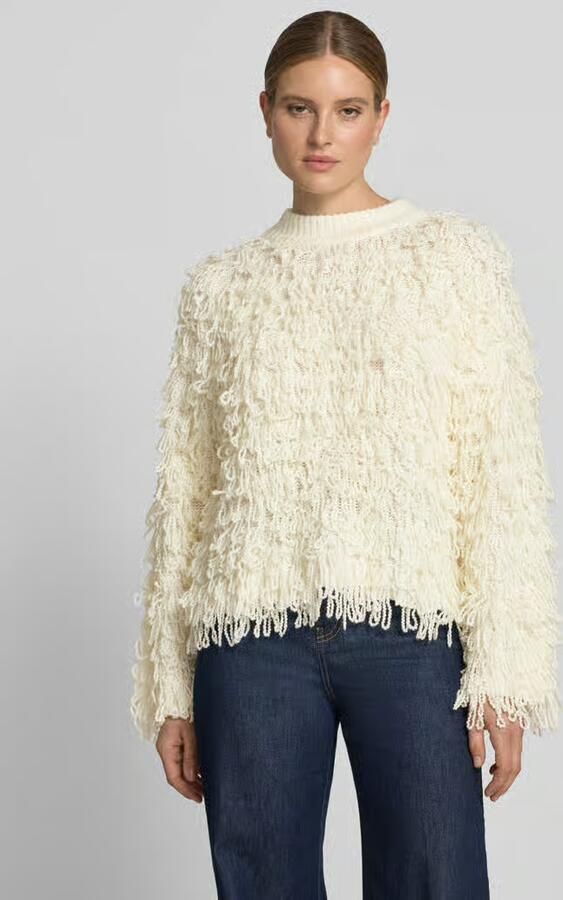 Cph Muse Gebreide pullover met franjes model 'PINAR' - Foto 3
