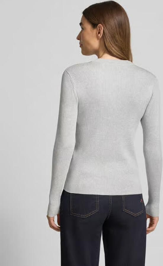 Cph Muse Gebreide pullover van viscosemix met knoopsluiting - Foto 2