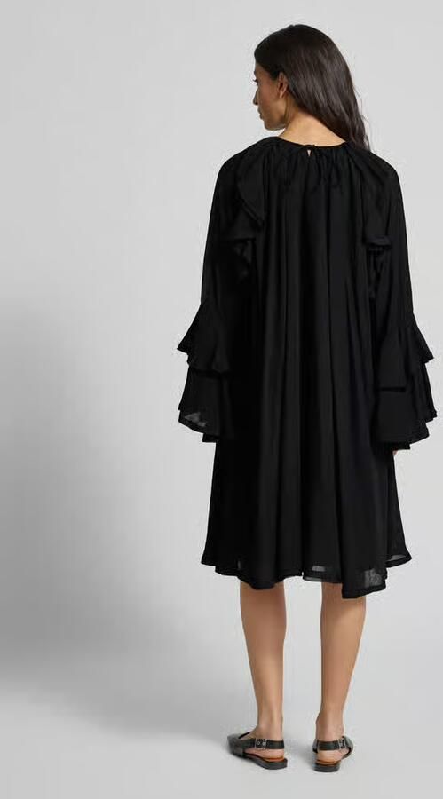 Cph Muse Knielange jurk van viscosemix model 'NORMA' - Foto 2