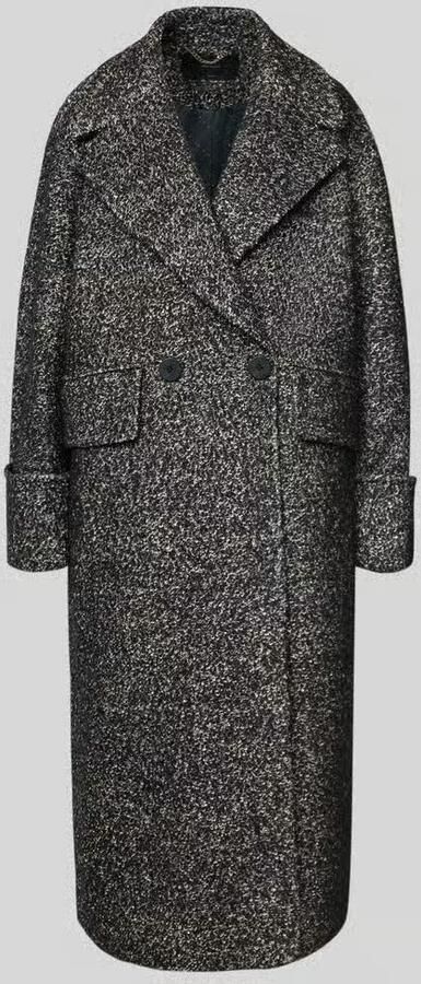 Cph Muse Lange jas Met wol Model 'ZAG'
