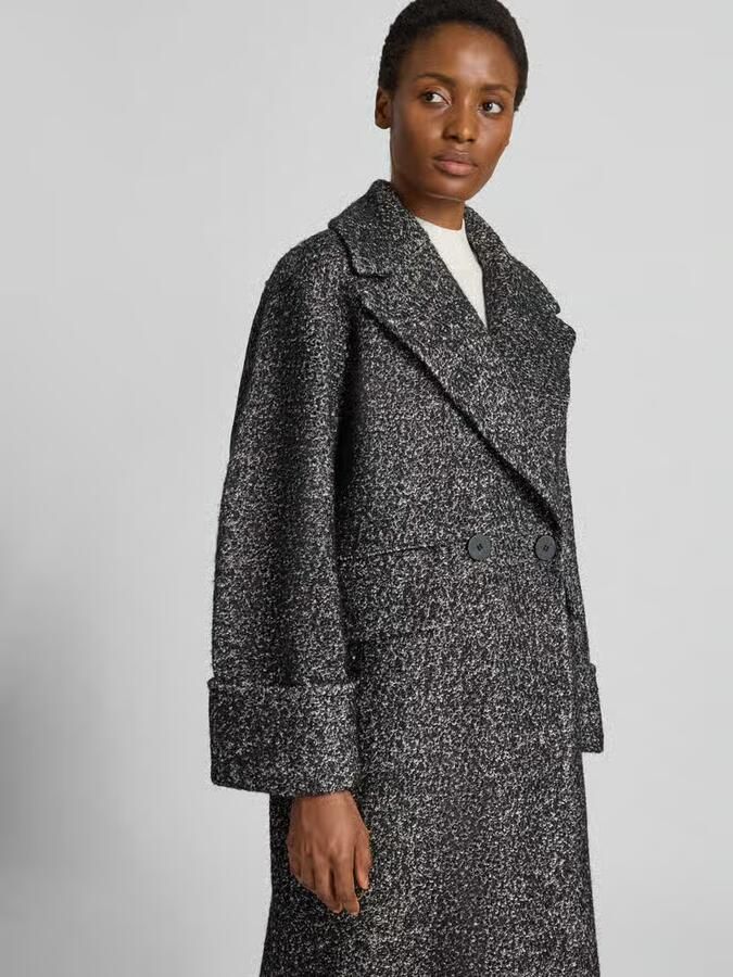 Cph Muse Lange jas Met wol Model 'ZAG' - Foto 2