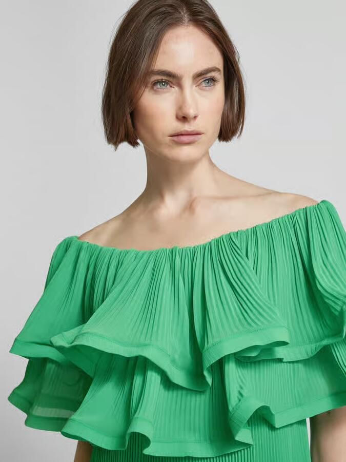 Copenhagen Muse Maxi-jurk met plissévouwen model 'KIRA'