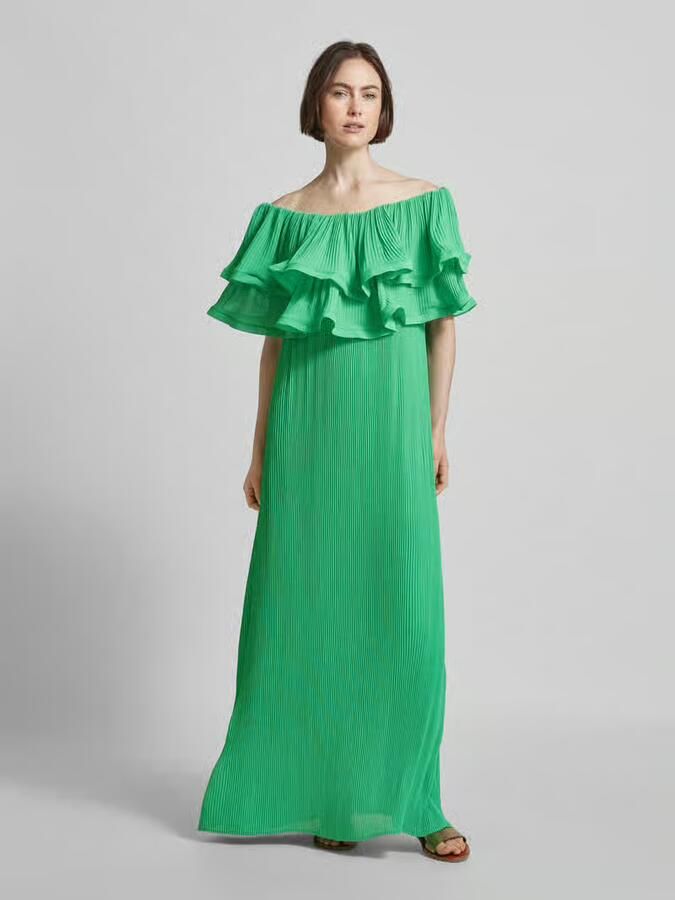 Copenhagen Muse Maxi-jurk met plissévouwen model 'KIRA' - Foto 3