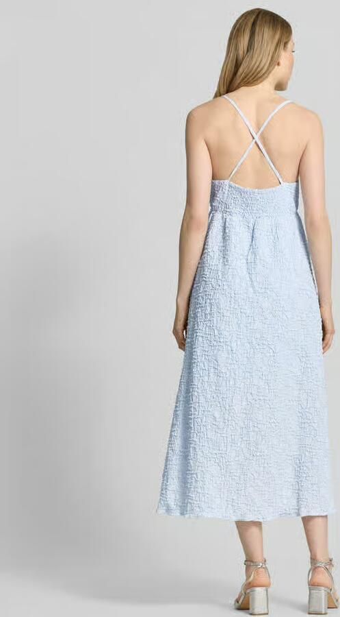 Cph Muse midi-jurk met structuurpatroon model 'CRISTINA' - Foto 3