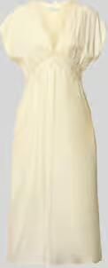 Cph Muse midi-jurk met V-hals en kant model 'MOLLY'