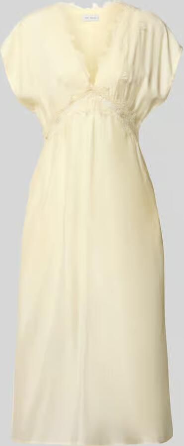 Cph Muse midi-jurk met V-hals en kant model 'MOLLY' - Foto 2