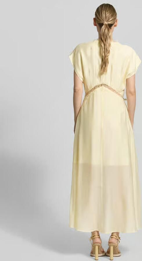 Cph Muse midi-jurk met V-hals en kant model 'MOLLY' - Foto 3