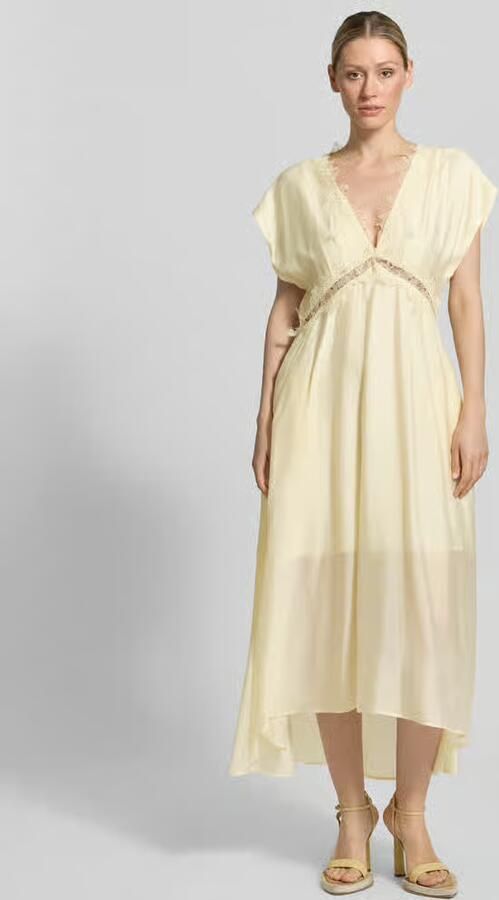 Cph Muse midi-jurk met V-hals en kant model 'MOLLY' - Foto 2