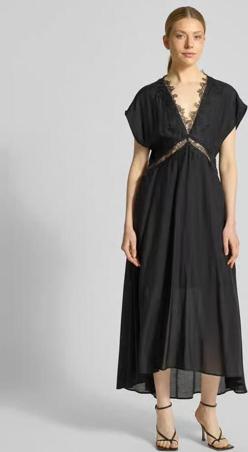 Cph Muse midi-jurk met V-hals en kant model 'MOLLY' - Foto 3