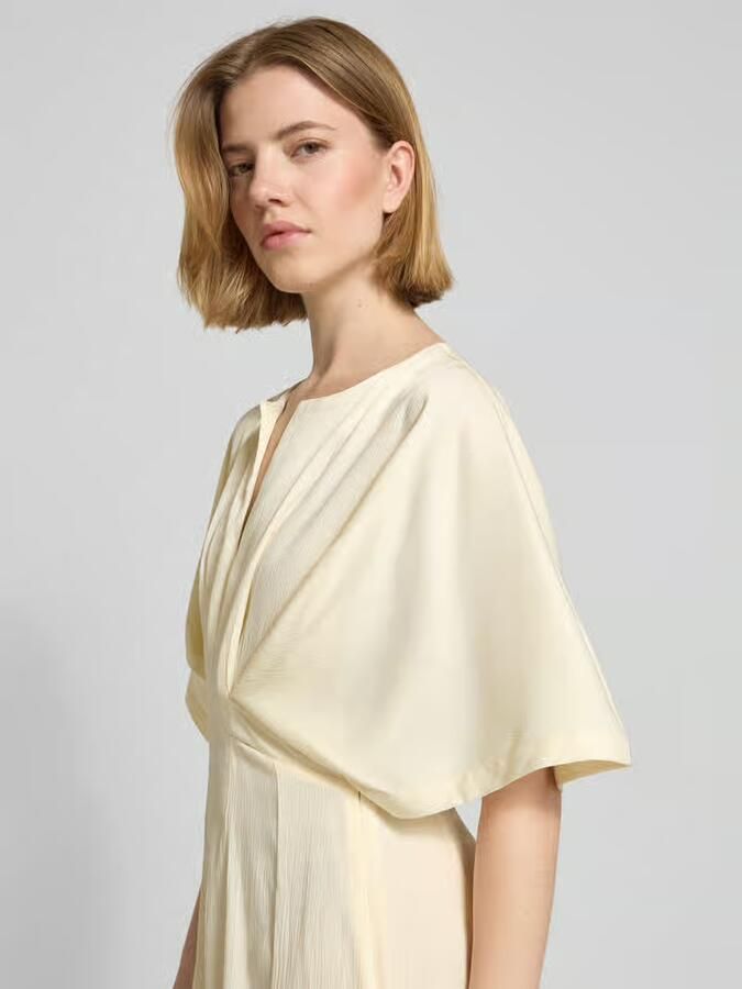 Cph Muse midi-jurk met V-hals model 'VIANNA'