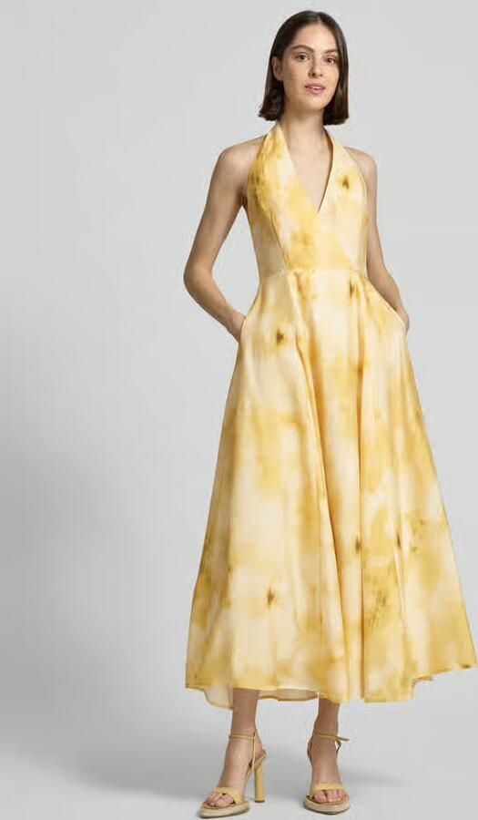 Cph Muse midi-jurk van lyocellmix met steekzakken model 'FIE' - Foto 3