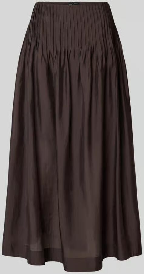 Cph Muse Midirok van lyocellmix met draperieën model 'MOLLY' - Foto 5