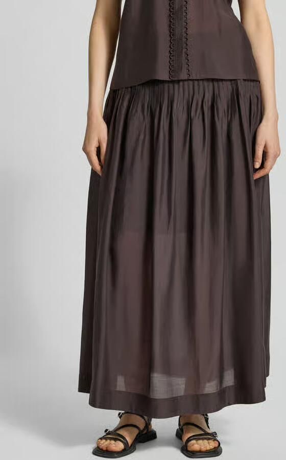 Cph Muse Midirok van lyocellmix met draperieën model 'MOLLY' - Foto 6