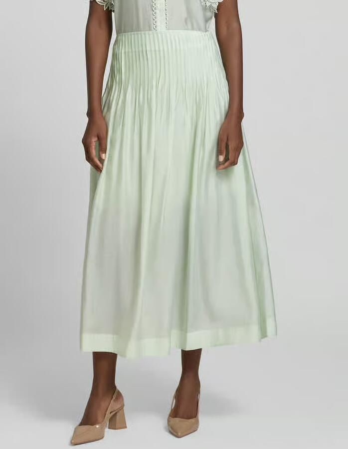 Cph Muse Midirok van lyocellmix met draperieën model 'MOLLY' - Foto 6