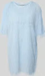 Copenhagen Muse Mini-jurk met franjes Fallon blauw - Foto 2