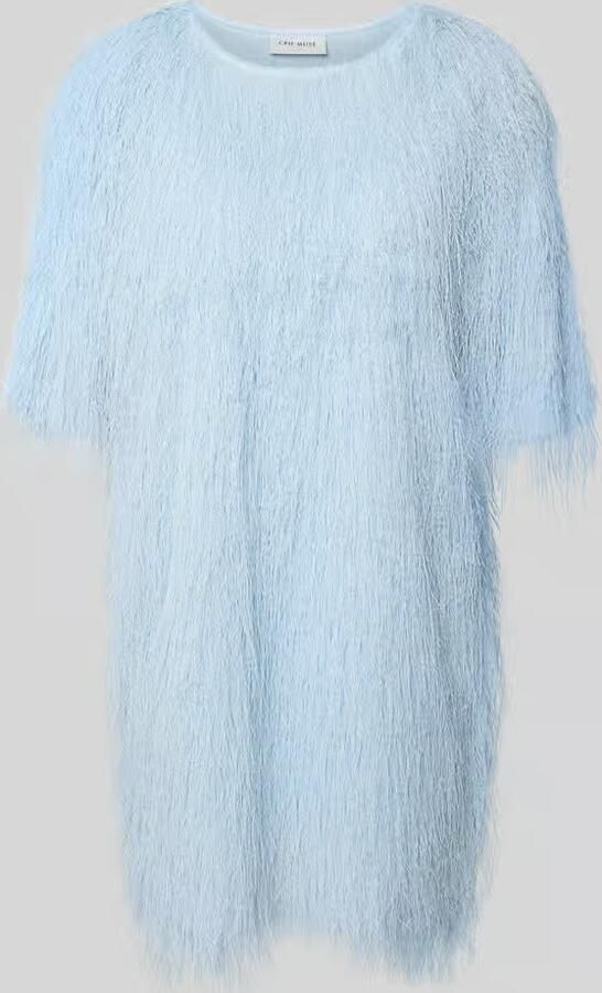 Copenhagen Muse Mini-jurk met franjes Fallon blauw - Foto 3